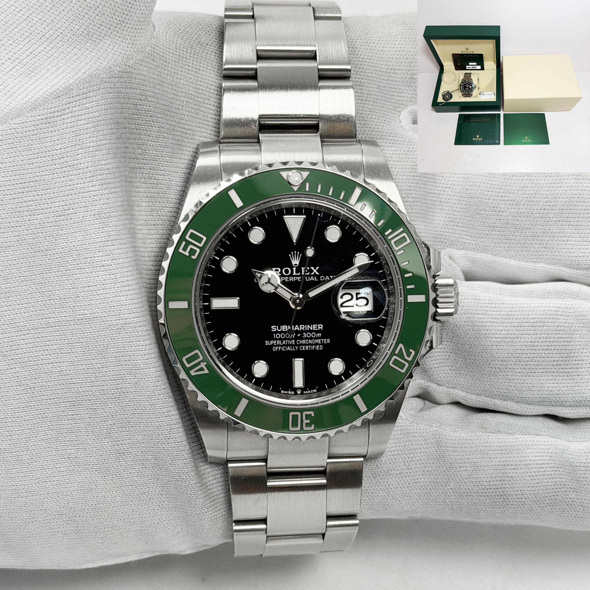 2023 Rolex Submariner Date Starbucks MK1 126610LV 41MM Black Steel B/p