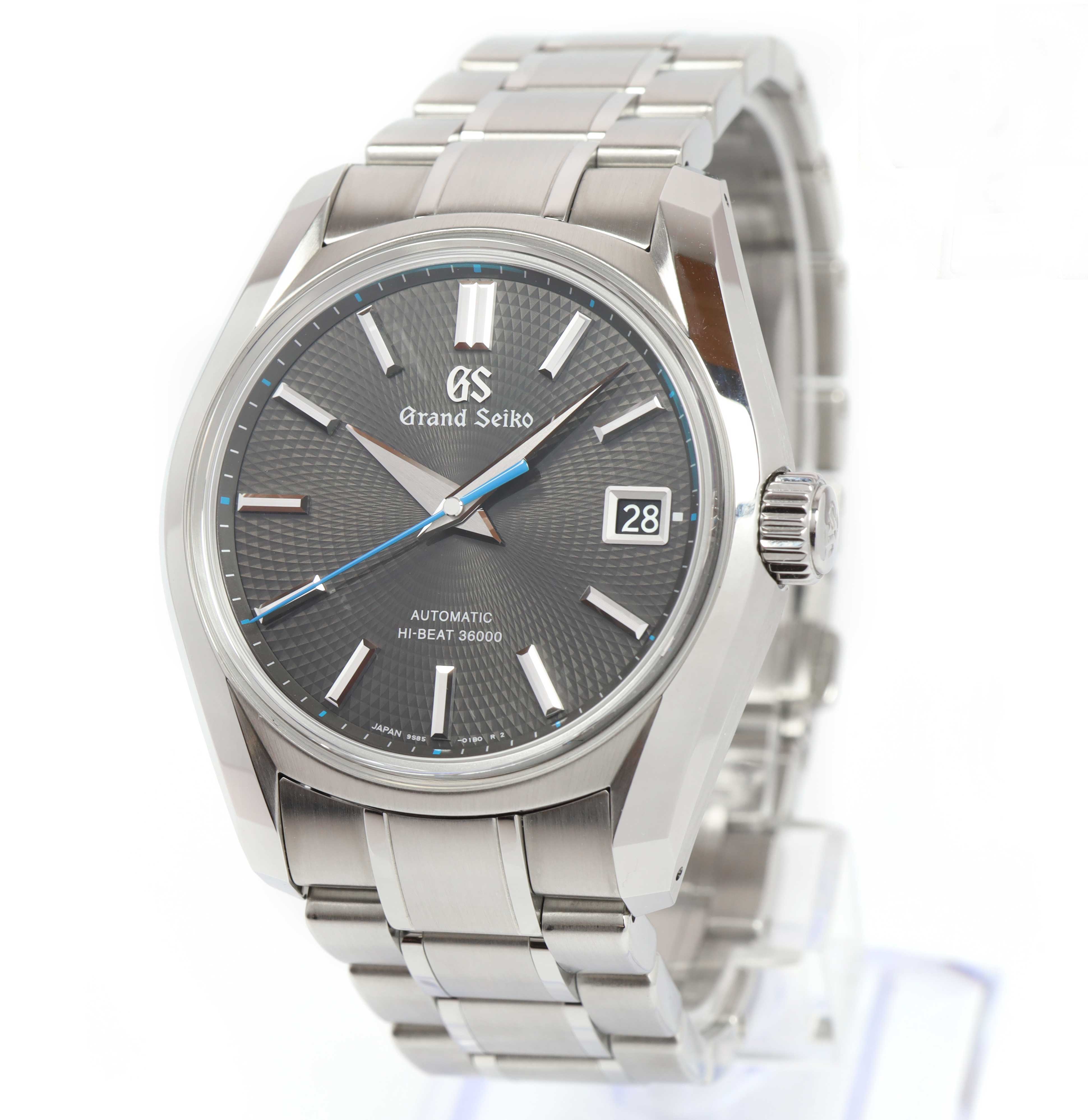 Grand Seiko Hi-Beat Heritage SBGH333 40MM Grey Steel Paper | eBay