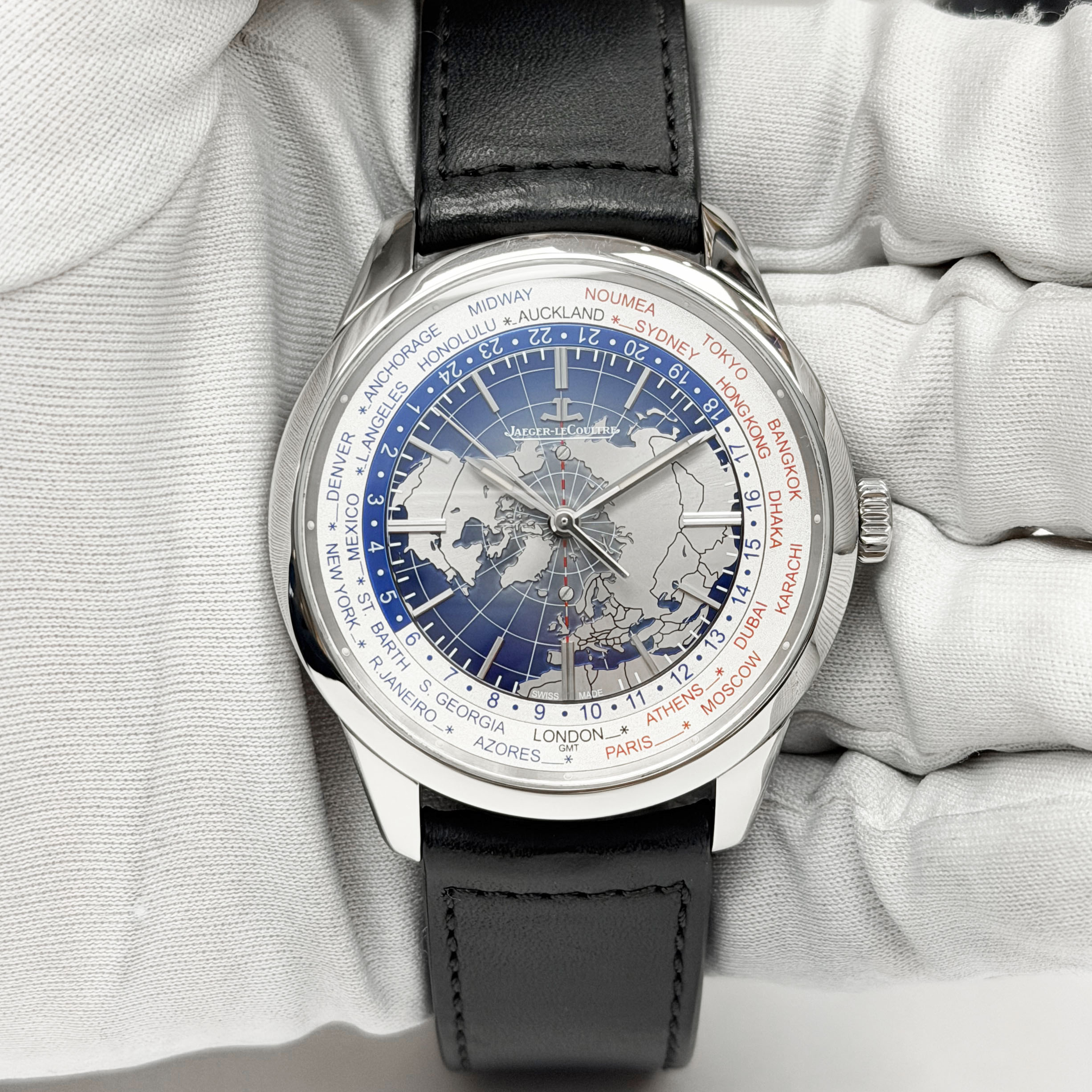 2016 Jaeger-Lecoultre Geophysic Universal Time Q8108420 41MM Blue Steel B/p