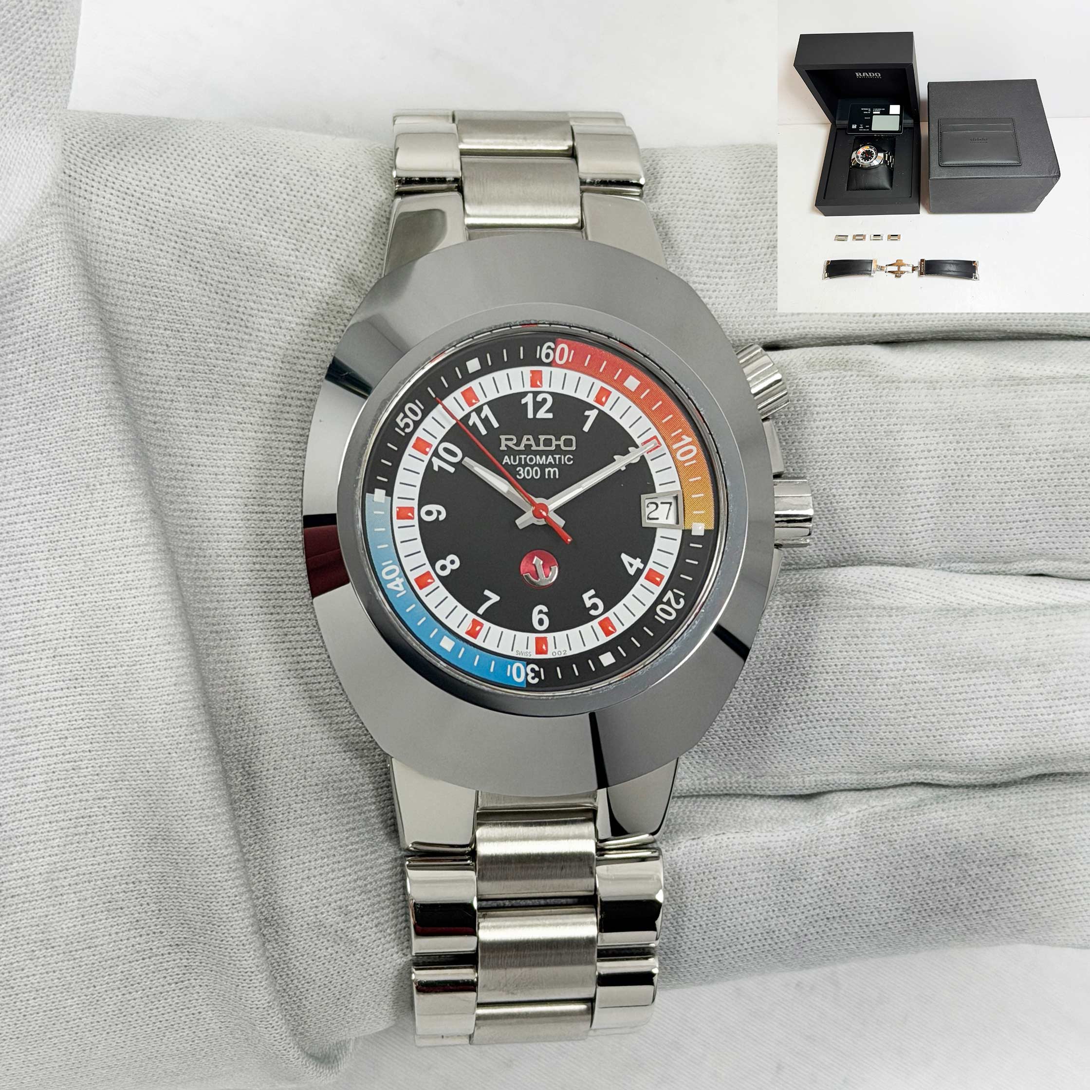 RADO オートマチック　ジャンク Rado Original Diver 01.658.0639.3.002 39MM Black Stainless Steel
