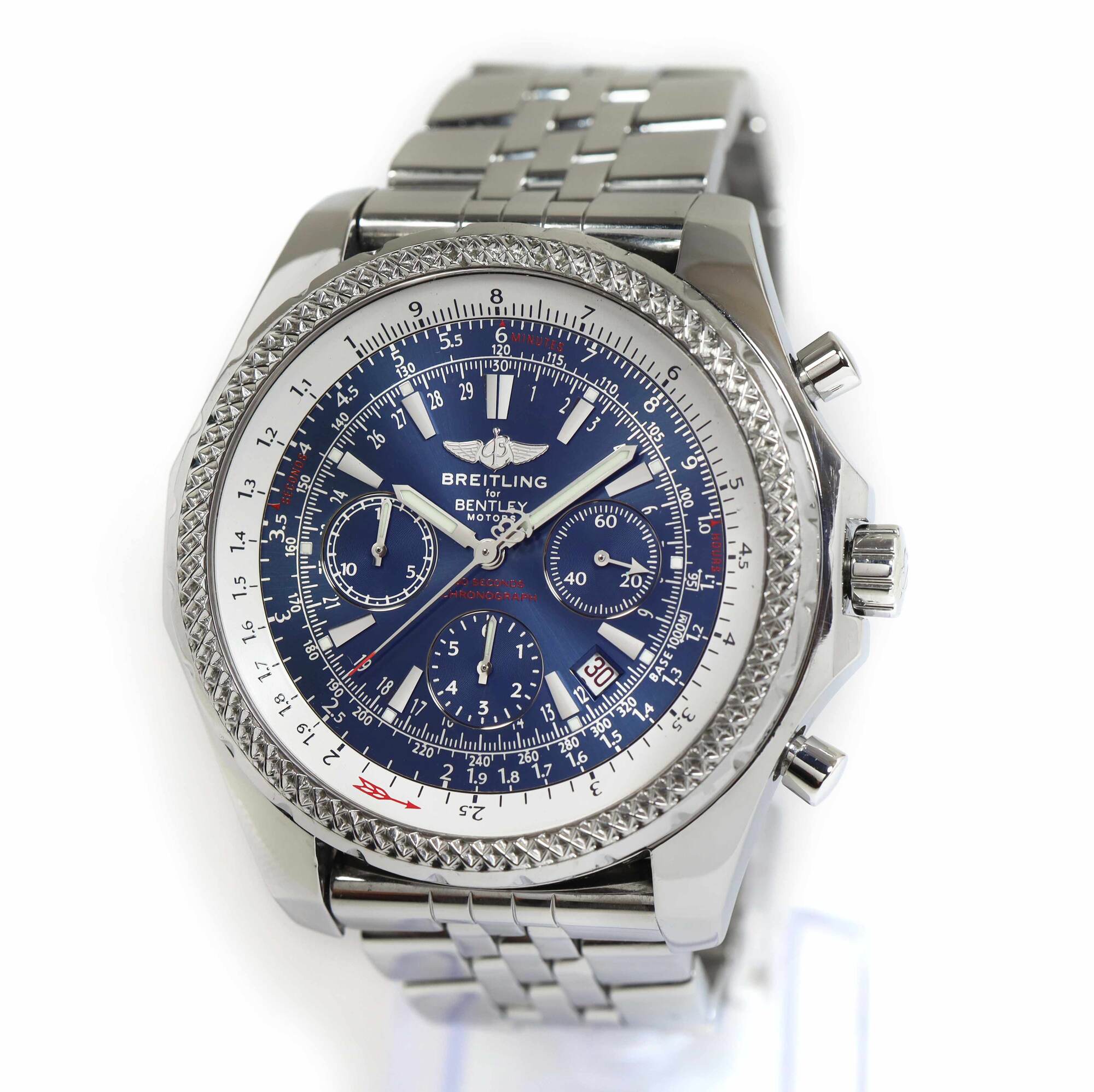 Breitling Bentley Motors A25362 48MM Blue Dial Stainless Steel