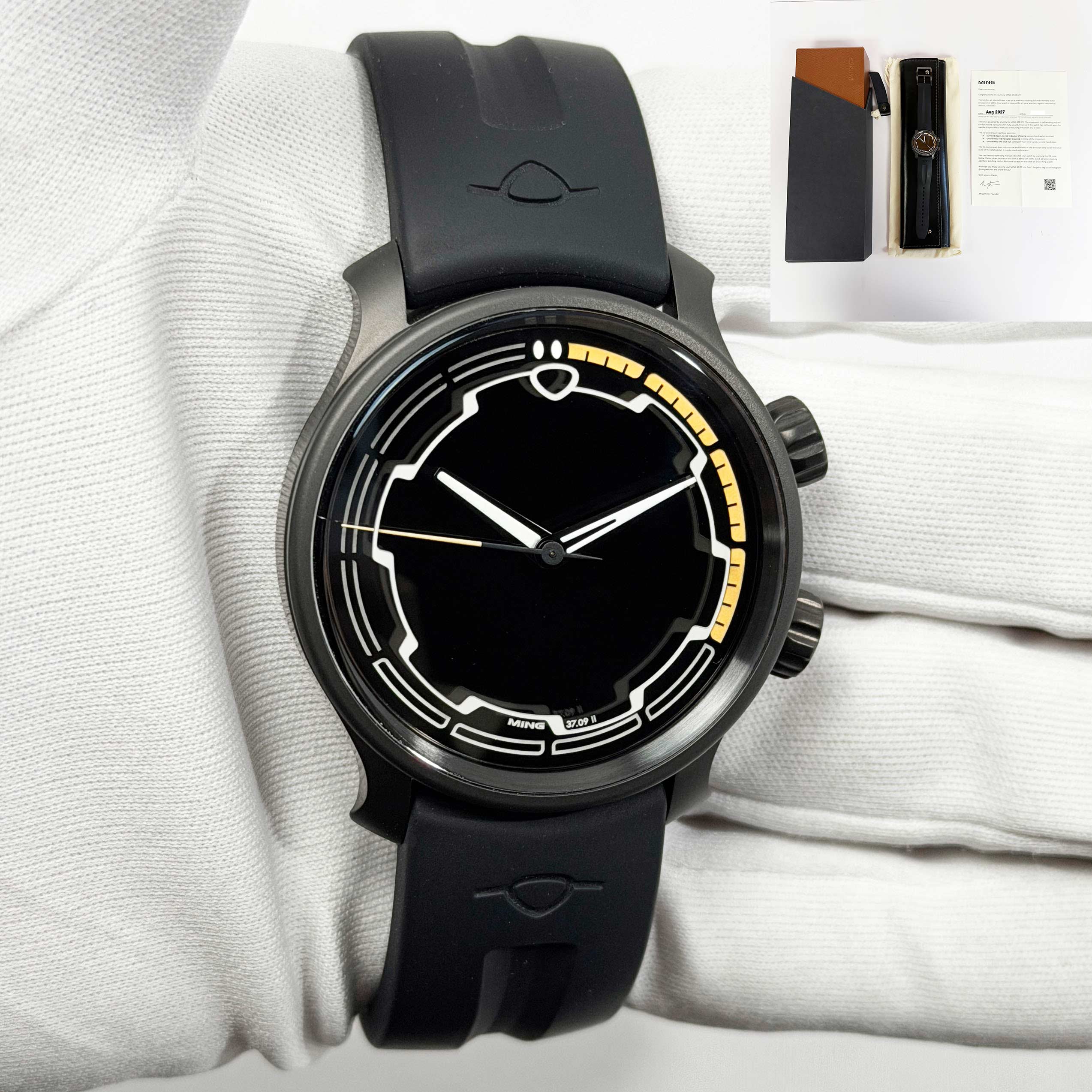 2025 Ming 37.09 Uni 38MM Black Carbon Steel Box Paper